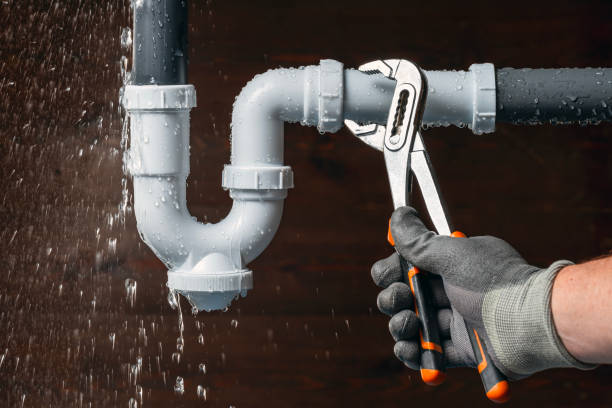 Professional Drain Cleaning technician working in Belmont, NH